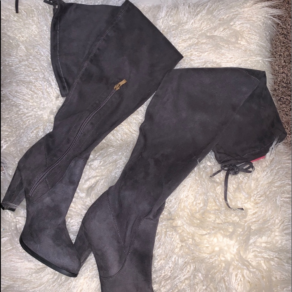 Knee high boots!